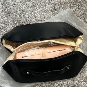 Chic Black Cosmetic Bag